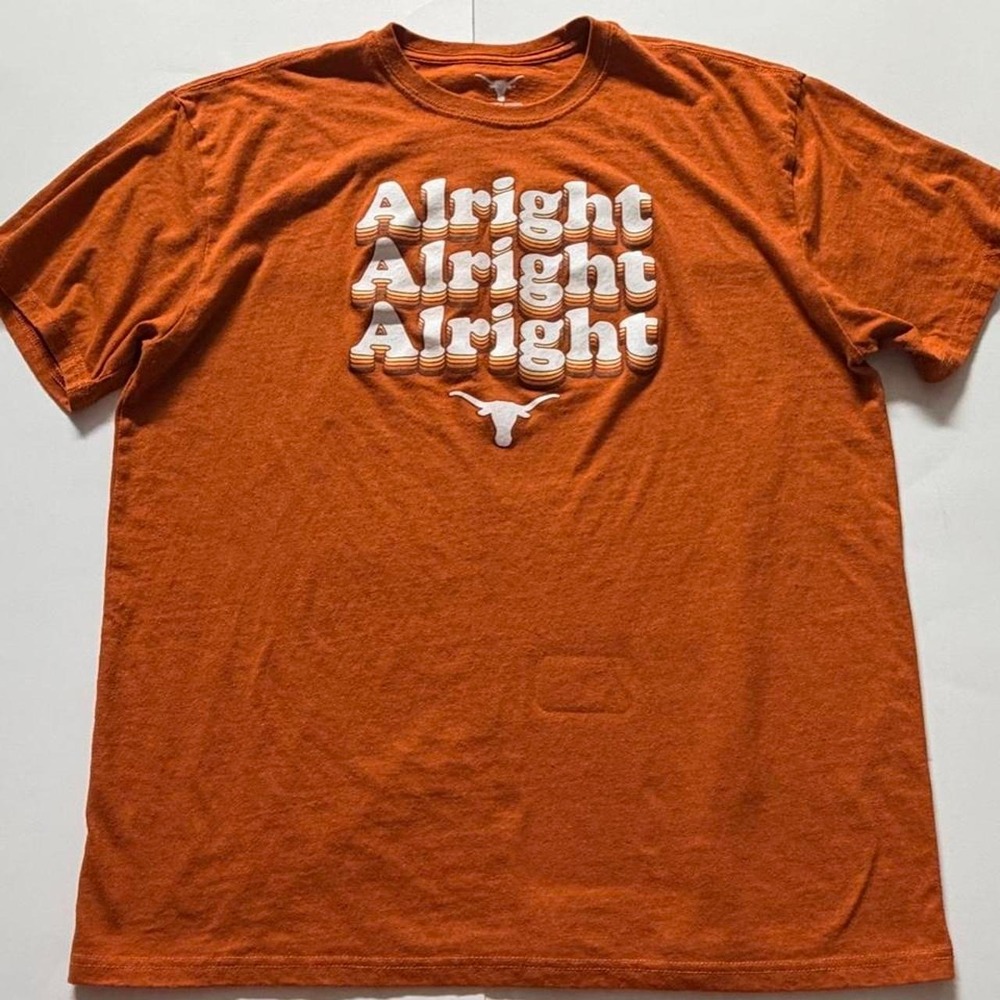 Men's University of Texas orange tee
"Alright Alright Alright"
